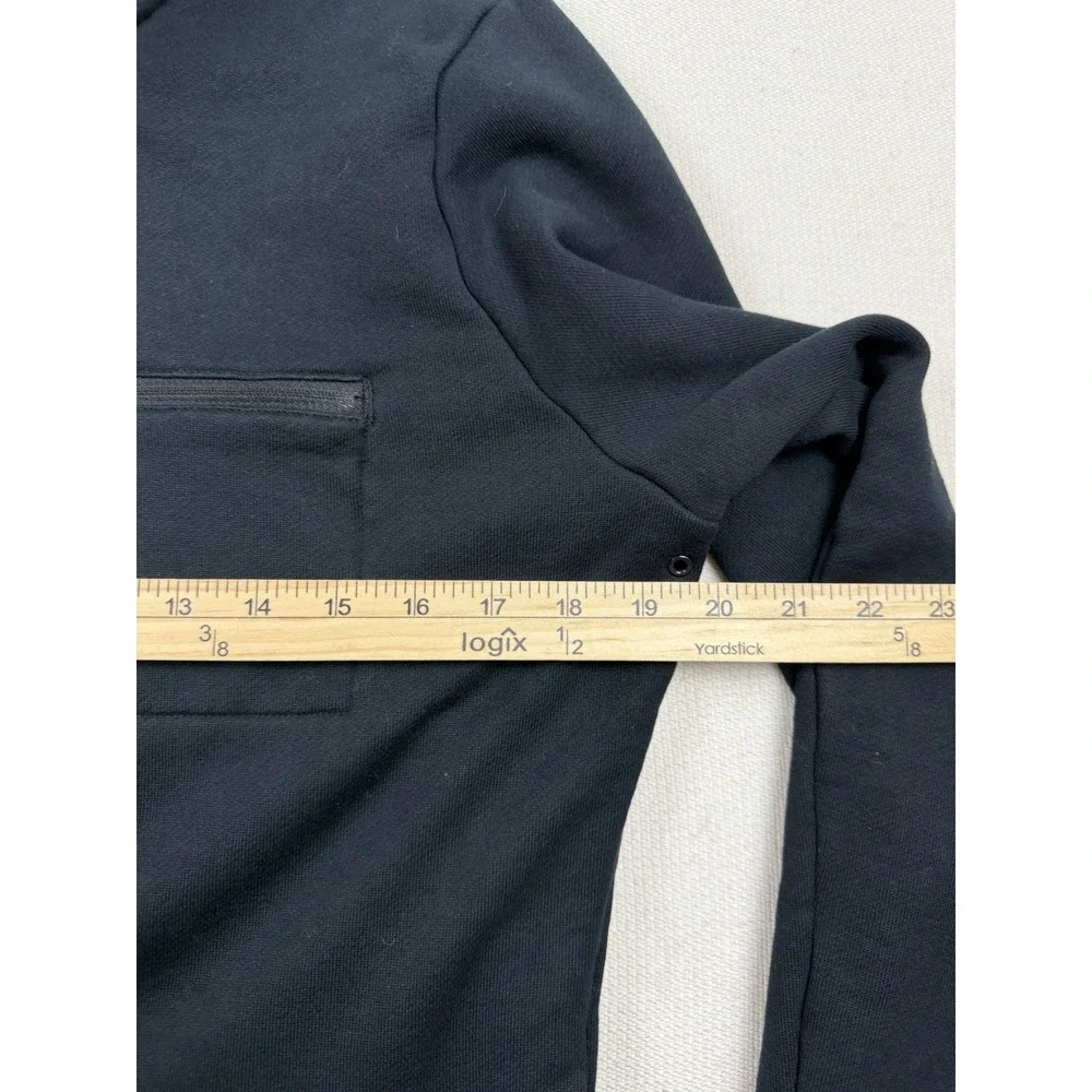 Nike Sportswear Womens Full Zip Jacket XL Multi Zipper Pockets Black Athleisure